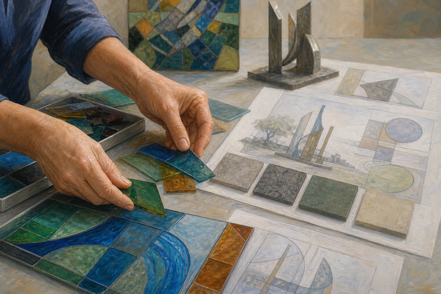 Glass artist brings lifetime of experience to Elk River committee