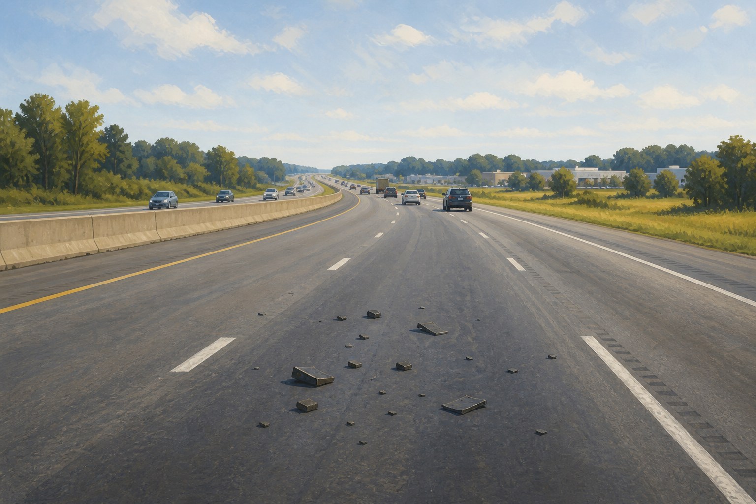 🚫 I-94: DEBRIS ON ROADWAY