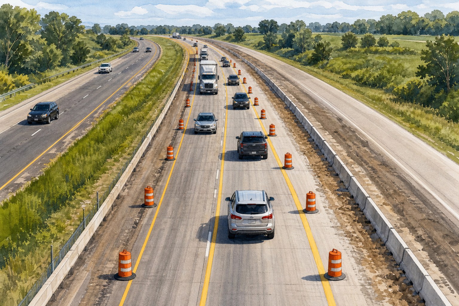 🚧 I-94: HEAD TO HEAD TRAFFIC ON THE ROADWAY
