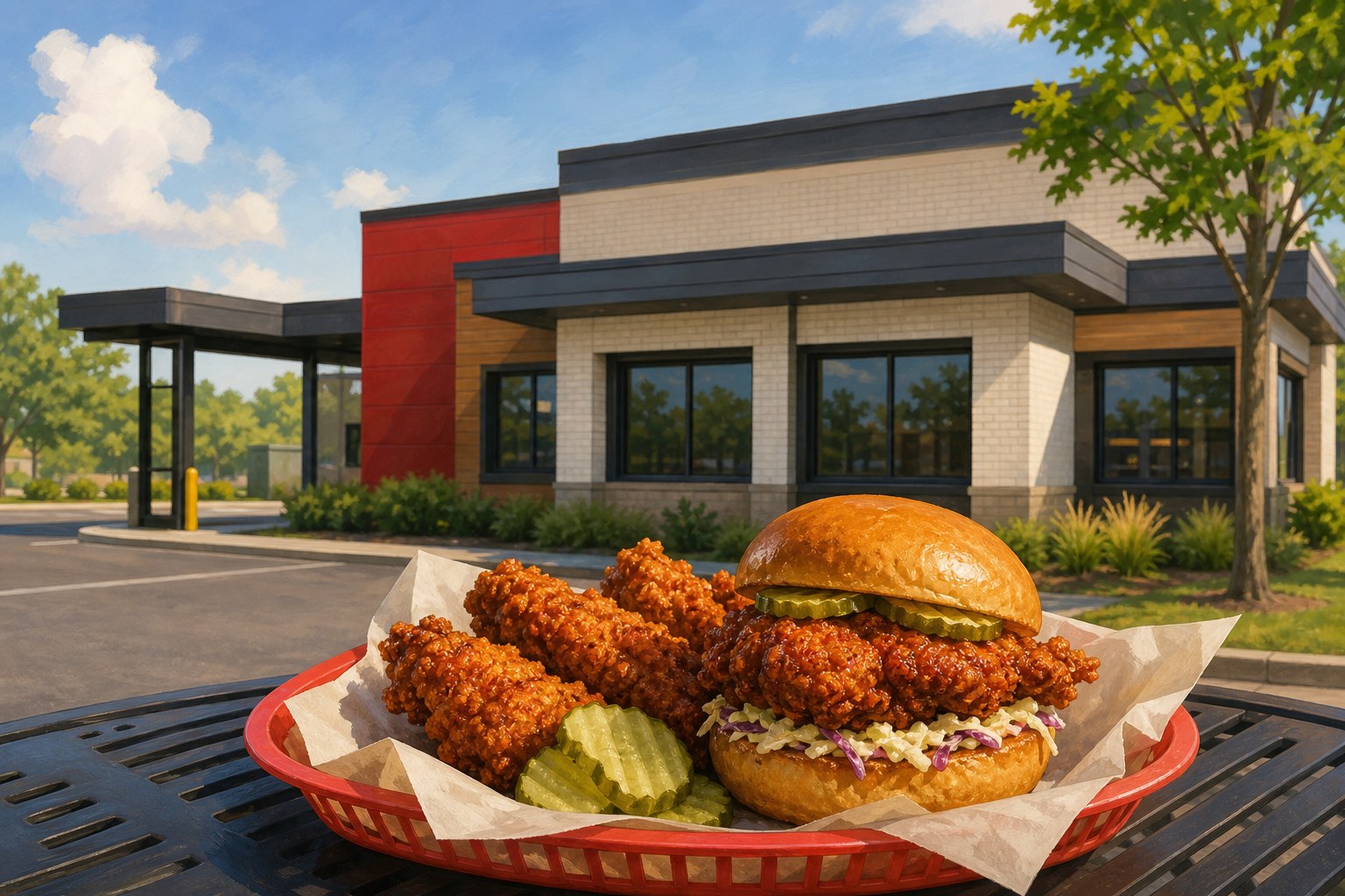 PHOTOS: Dave's Hot Chicken opens in Rogers