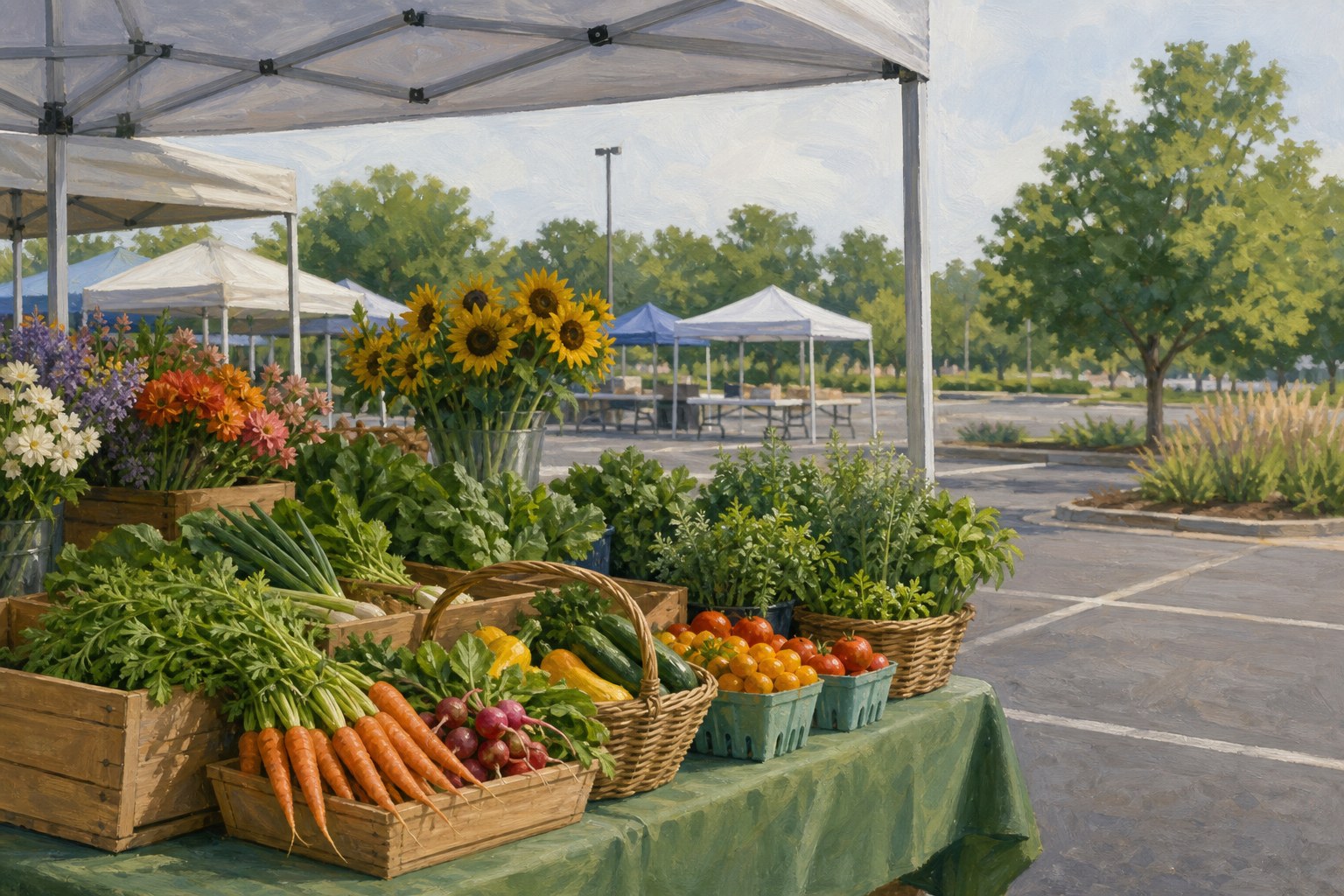 Rogers city calendar: Farmers Market on July 22, 2026 at 3:00 PM – 6:30 PM