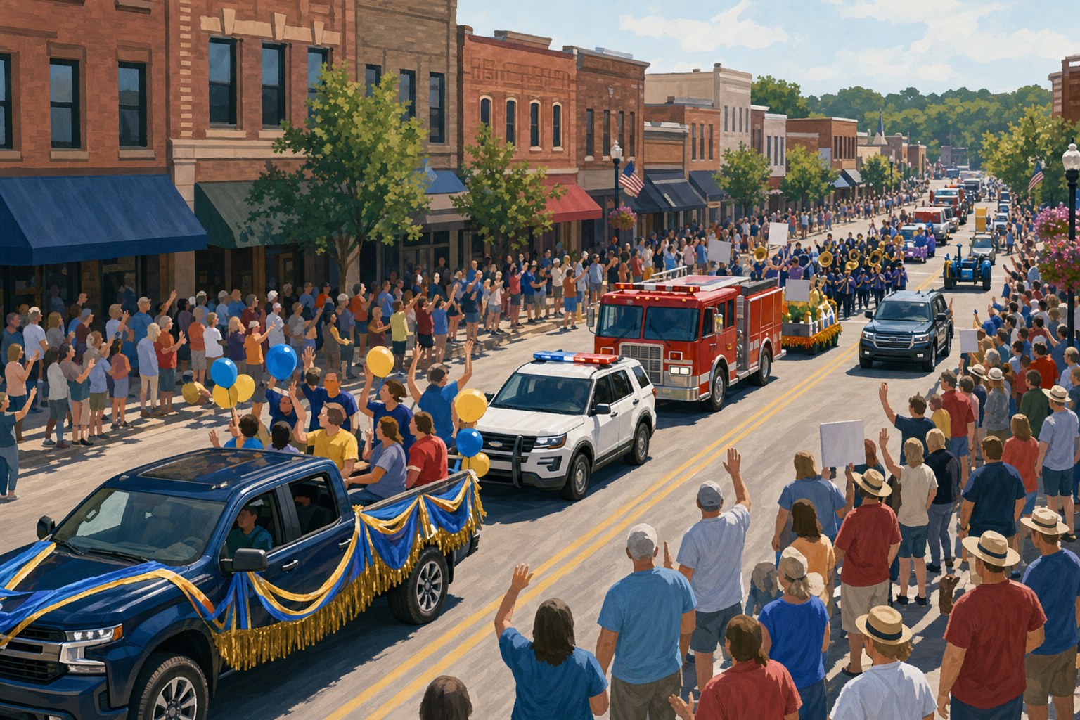 Sherburne County Fair Parade showcases community groups, campaigns and local businesses